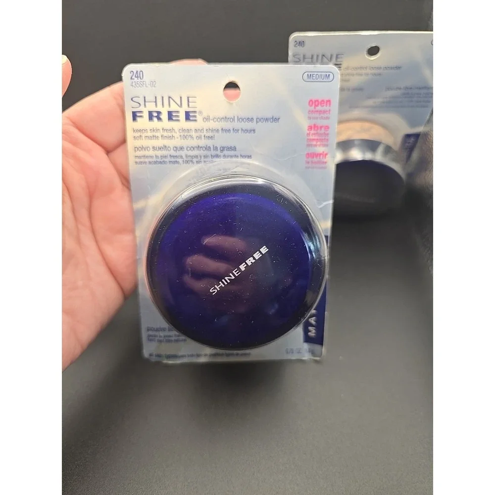 3x Maybelline Shine Free Oil-Control Loose Powder - 240 Medium - Discontinued